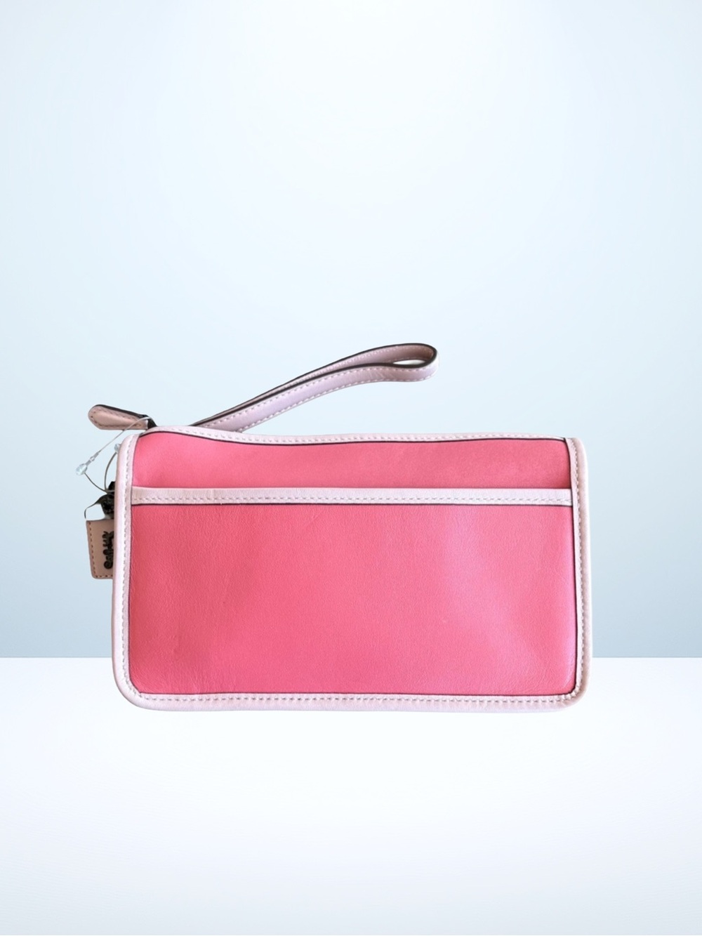 Coach 2020 Britt Wristlet - Two Tone Pink/Gunmetal